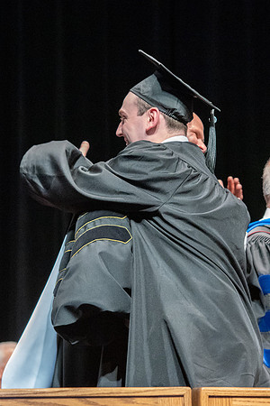 Graduates during convocation of the College of Physical Sciences and Engineering.