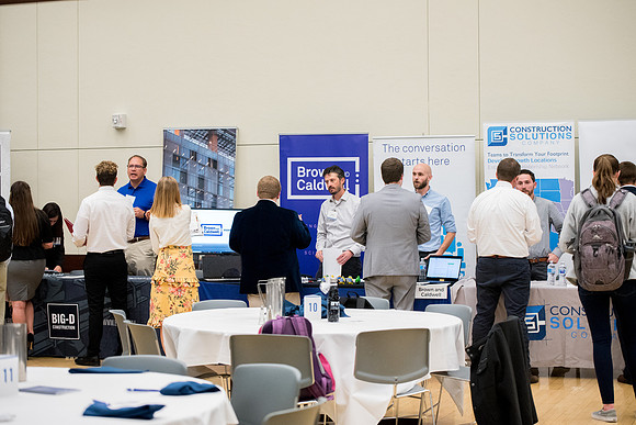 Construction Management major career fair.
