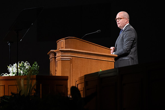 BYU-Idaho devotional with Elder James W. McConkie III, General Authority Seventy.