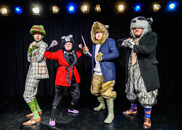 Promo photos for the Theatre departments production, "Wind in the Willows". Winter 2020.