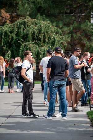 BYUI students return to campus for the Fall 2021 semester. New Freshman participate in Get Connected with their I-Groups on move-in day.
