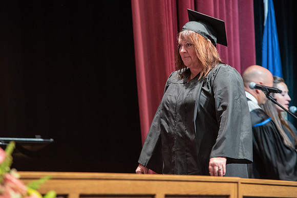 Graduates during Interdisciplinary Studies convocation.