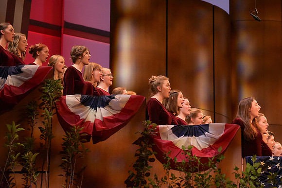 Patriots & Pioneers 2017.  BYU-Idaho Choirs and Orchestra combine with guest artist to celebrate America.