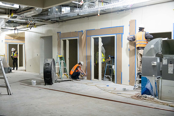 McKay Library Remodel Progress - April 2025