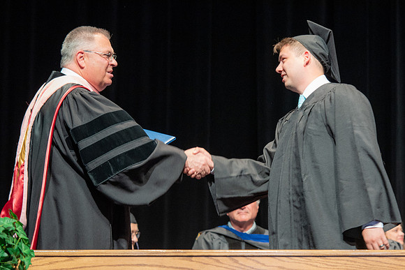 Graduates during Interdisciplinary Studies convocation.