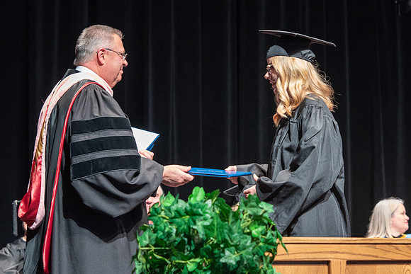 Graduates during Interdisciplinary Studies convocation.