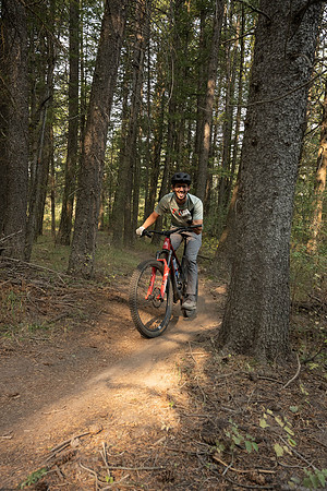 Media Creation Team mountain biking.