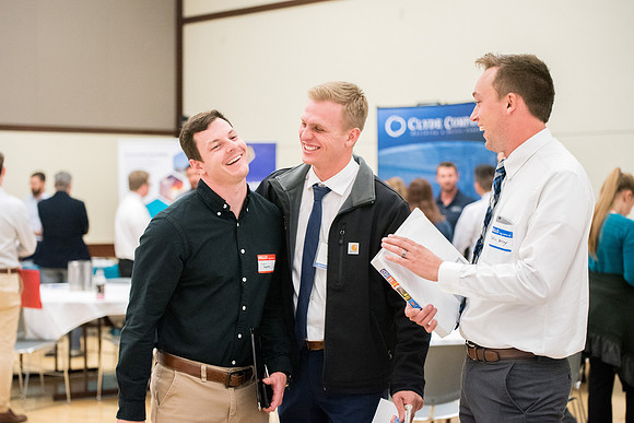 Construction Management major career fair.