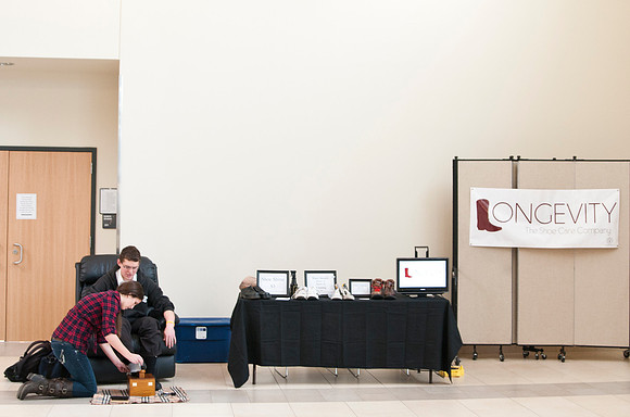 The Longevity Shoe Shining, hosted by the IBC Business Program, provides a budget-friendly service to students looking for a quick shoe shine.
