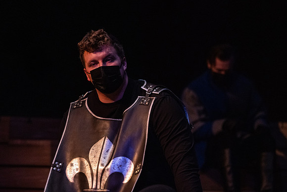 BYU-Idaho theatre department dress rehearsal of Shakespeare's Henry V.
