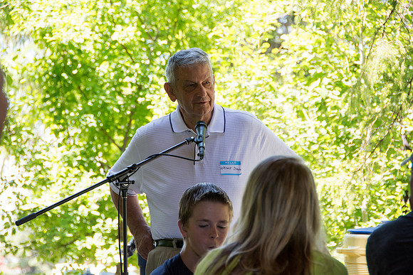 Former Rick's College Football players enjoy a picnic lunch with their families and connect with former teammates and coaches.