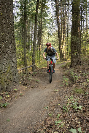 Media Creation Team mountain biking.