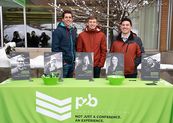 Power to Become council gives away free hotdogs to students to help get them excited to go to the P2B event.