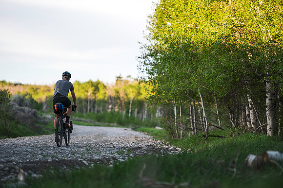 James rides a route starting and ending in Rexburg and looping through Green Canyon and Heisi Hot Springs.