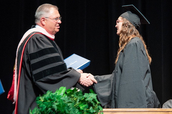 Graduates during Interdisciplinary Studies convocation.