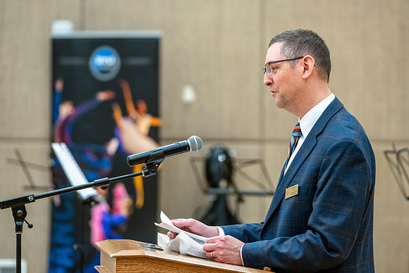Eliza R. Snow Society, Evening of Honors, honoring Kevin Call for his years of service to the Arts.