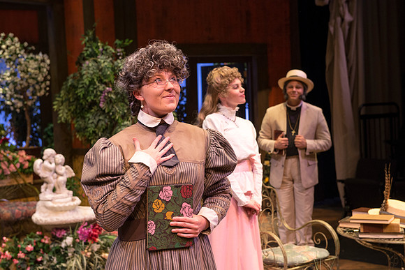 Drama production in the Black Box Theatre directed by Hyrum Conrad.