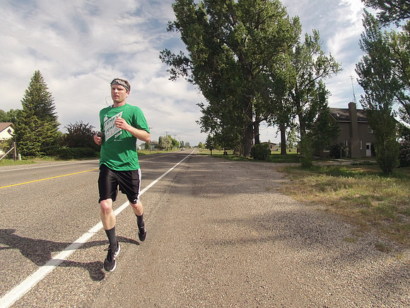 Teams and indivudals alike run from the Rexburg, Idaho Temple to the Idaho Falls Temple for Brigham Young University-Idaho's annual Temple 2 Temple Relay.