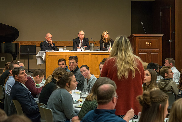 BYU-Idaho Devotional Luncheon with Elder Vern P. Stanfill, General Authority, Seventy.