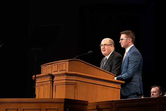 New students and parents learn about the events at Get Connected and how BYU-Idaho can help students succeed.