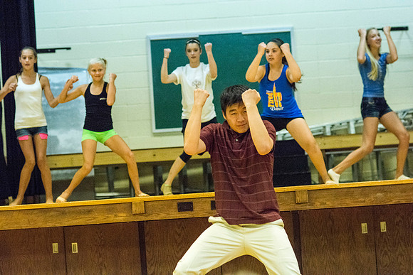 Dance workshop at the Green River Wyoming Stake center.
