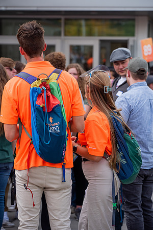 BYUI students return to campus for the Fall 2021 semester. New Freshman participate in Get Connected with their I-Groups on move-in day.