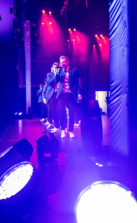 Vocal Point performs during Power to Become, held in the Hart Auditorium.