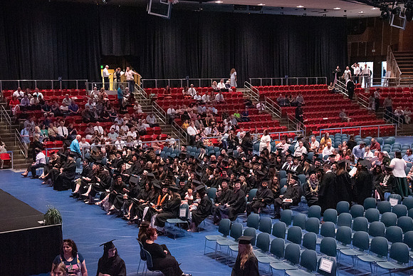 Graduates during Interdisciplinary Studies convocation.