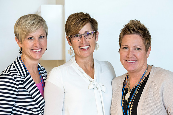 Faculty members come together in preparation of the new school year.