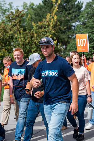 BYUI students return to campus for the Fall 2021 semester. New Freshman participate in Get Connected with their I-Groups on move-in day.