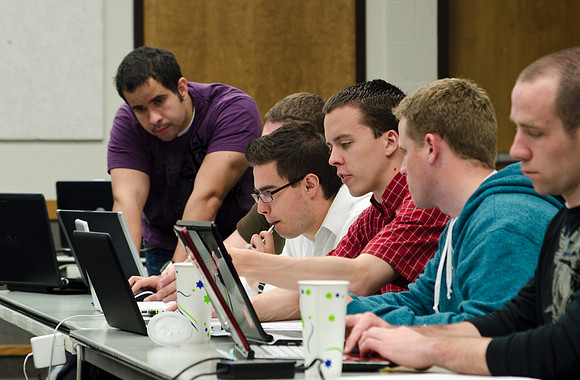 Business Management 457 class taught by Kevin Shiley works with real clients to learn marketing strategy.
