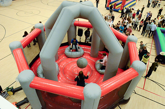 Students new and old come to play and make new friends.