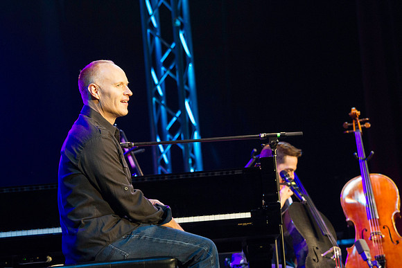 The Piano Guys perfom live in the Hart Auditorium during the 2014 Fall Semester. It was a night of laughter, love, and pure entertainment.