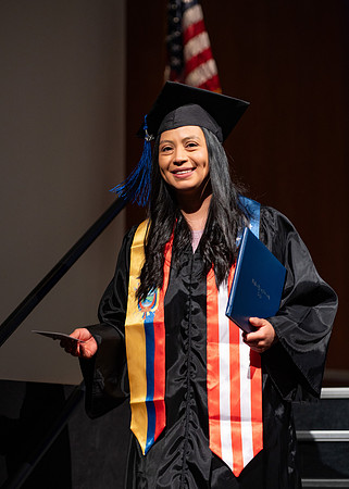 Graduates during convocation for the College of Business and Communication.