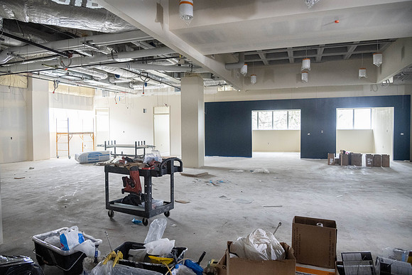 McKay Library Remodel Progress - April 2025