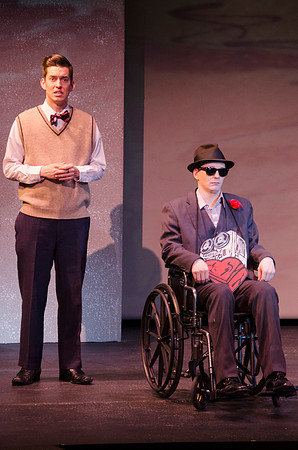 This murder mystery farce propels a mild-mannered English shoe clerk into a lunatic mix of murdered Atlantic City croupier, his near-sighted jilted mistress, her hen-pecked brother and several hundred