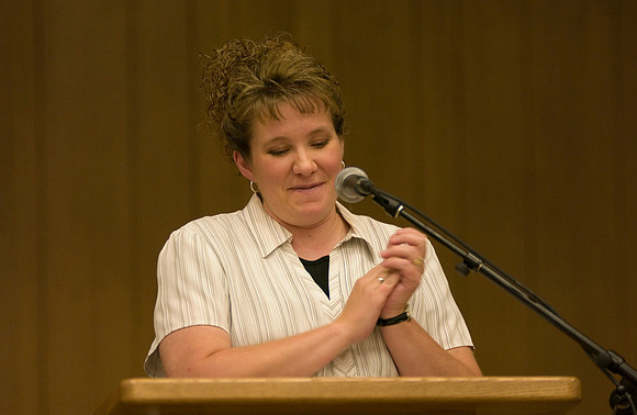 2006 Summer Grad Banquet with Alumni President Trina Landon, Bonnie Parkin, and Paul Johnson