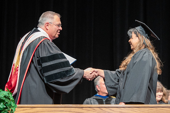 Graduates during Interdisciplinary Studies convocation.
