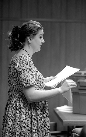 Communication students participate in a debate.