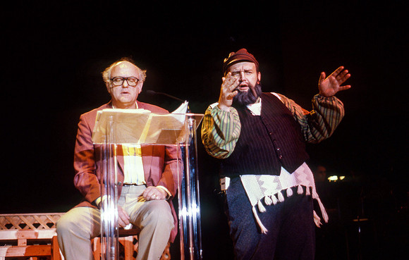 Gordon Jump, left, and another theatre member perform on Centennial Spectacular Night.