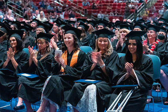 Graduates during Interdisciplinary Studies convocation.