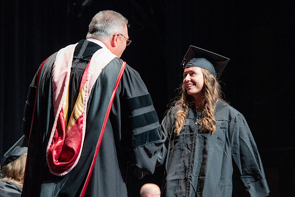 Graduates during Interdisciplinary Studies convocation.