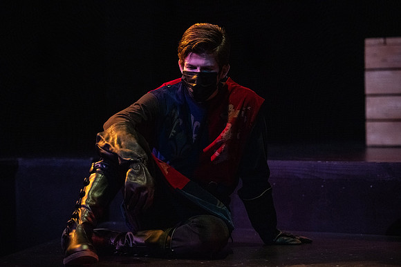 BYU-Idaho theatre department dress rehearsal of Shakespeare's Henry V.