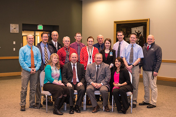 Group picture of the IT Department on campus.