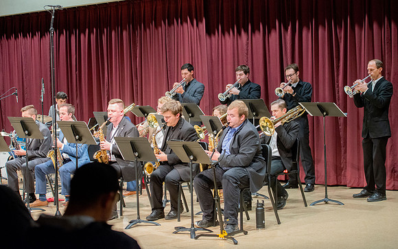 Performance of The Jazz Lab Band held at the Snow 181, directed by Dave Faires.