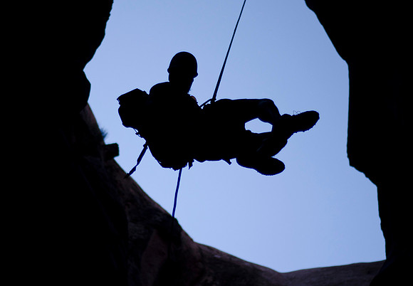 Moab, Utah-Canyoneering