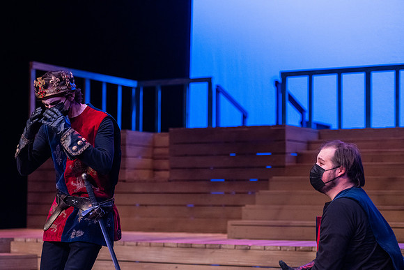 BYU-Idaho theatre department dress rehearsal of Shakespeare's Henry V.