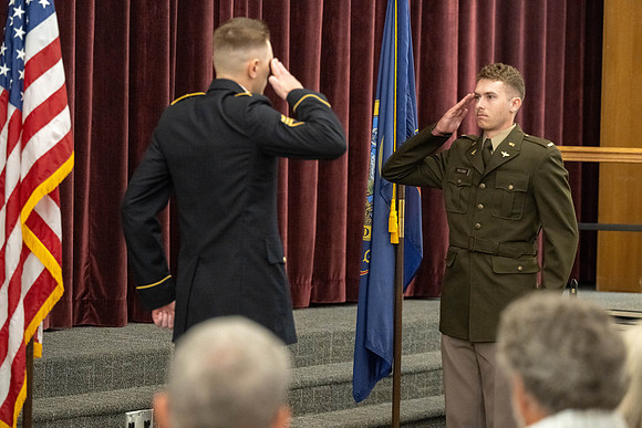 BYU-Idaho's, Reserve Officers' Training Corps Commissioning ceremonies.