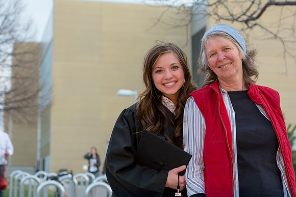 Brigham Young University-Idaho Graduates tour campus with their families saying goobyes to peers and getting pictures with friends and family before the convocation ceremonies. Photo by Ryan Chase