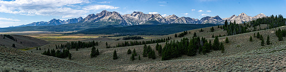 Various landscapes in central Idaho along a well known bikepacking route.